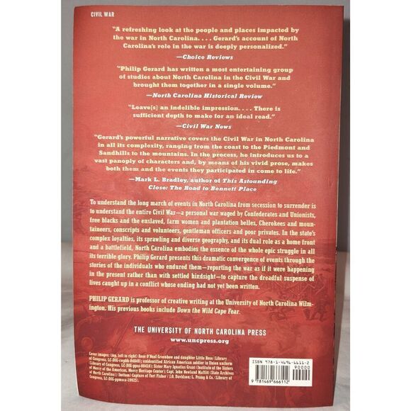 The Last Battleground: The Civil War Comes to North Carolina Philip Gerard PB - Picture 2 of 3